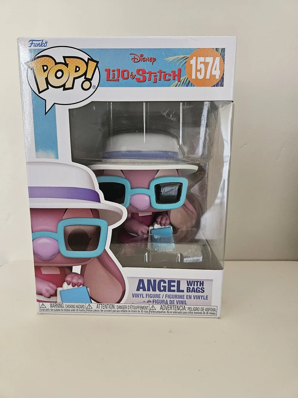 Funko Pop! Disney Lilo & Stitch #1574 Angel With Bags - Pink & Teal